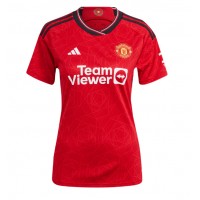 Dámy Fotbalový dres Manchester United Alejandro Garnacho #17 2023-24 Domácí Krátký Rukáv